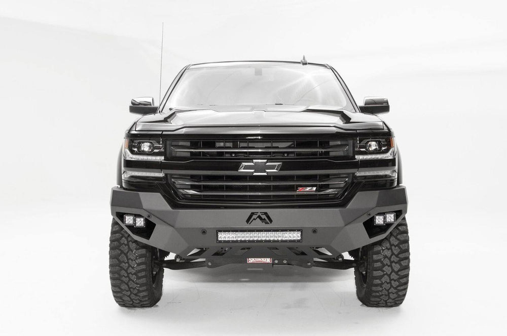 1618 SILVERADO 1500 VENGEANCE FRONT SENSOR BUMPER W/ NO GUARD MATTE BLACK