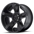 KMC Wheels black auto part