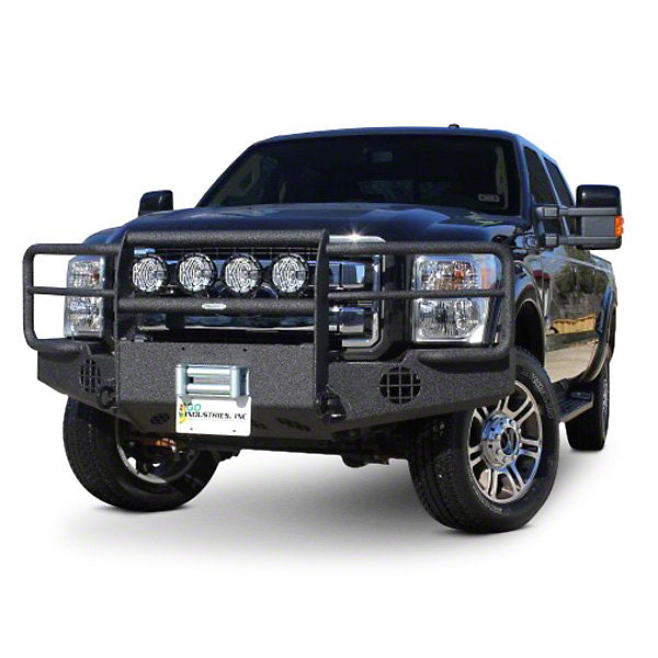 1113 FORD SUPERDUTY PRO SERIES WINCH STYLE FRONT BUMPER REPLACEMENT