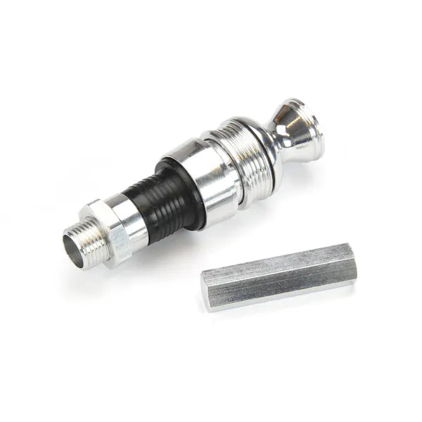 ANCHOR TIGHT TRANSMISSION DIPSTICK BOTTOM FITTING ASSEMBLY; FOR SPARE TH350/400 POLISHED