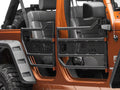 TUBULAR DOOR,FRONT,AL,BLK TEX