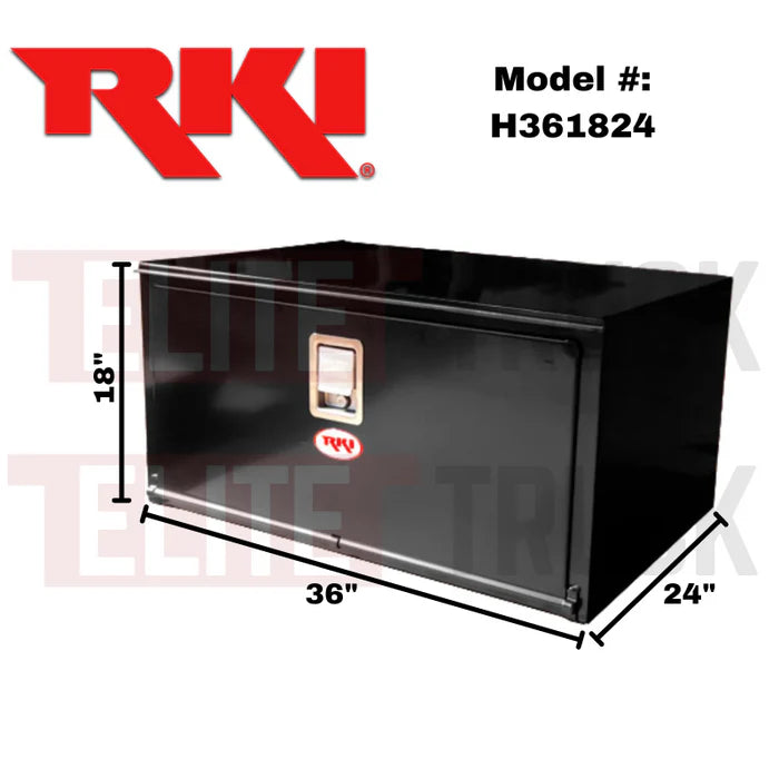 STEEL UNDERBODY 36X18X24 BLK