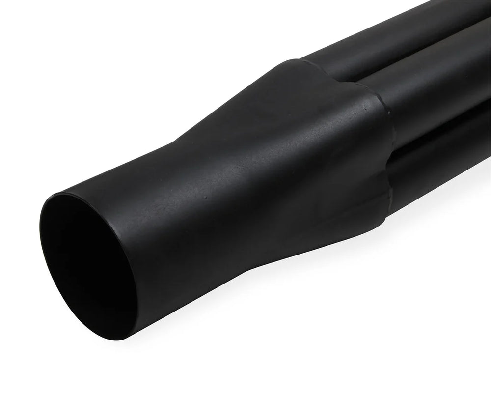Upright Headers Big Block Chevy 2-1/4 Inch Upright Headers With 4 Inch Collector Black Finish FlowTech