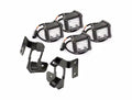Rugged Ridge 07-18 Jeep Wrangler JK Black Dual Cube A-Pillar Light Mount Kit
