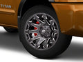 Fuel Wheels black auto part