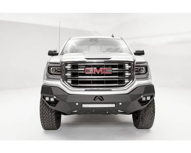 1618 SIERRA 1500 VENGEANCE FRONT SENSOR BUMPER W/ NO GUARD MATTE BLACK