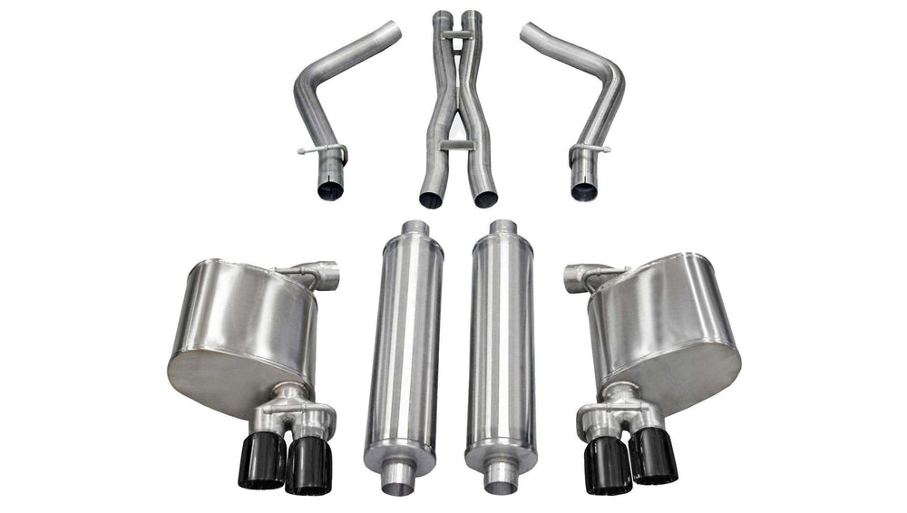 CORSA Performance black cat-back exhaust