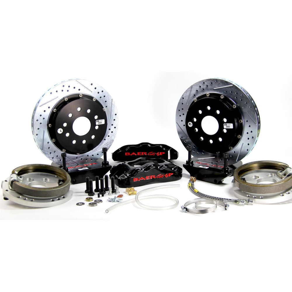 14" Pro+ Brake Sys RR Blk 93-97 F-body