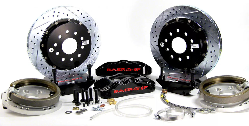 14 Pro Brake Sys RR Blk 05-14 Mstng