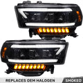 Recon Truck Accessories headlights close-up