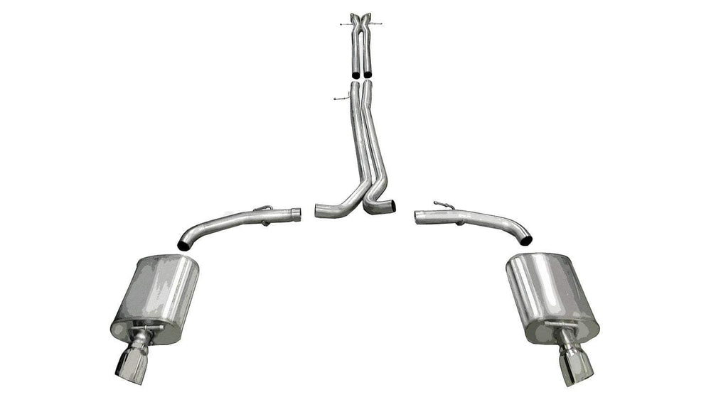 CORSA Performance black cat-back exhaust