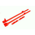 BMR 79-93 Fox Mustang Hardtop Only Weld-On Boxed Premium Subframe Connectors - Red