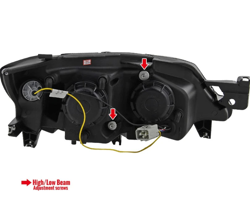 BLACK HOUSING PROJECTOR HEADLIGHTS