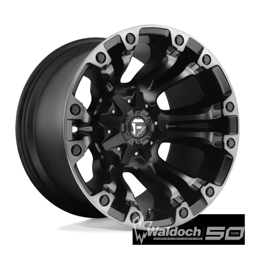 D851 20X10 8X170 M-BLK GRY -18MM