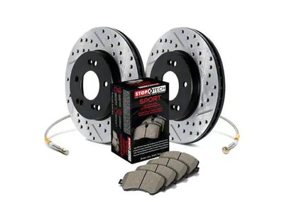 Sport Axle Pack, Drilled & Slotted, Front