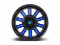 ~(46 lbs. 23X23X13)~ HARDLINE 20x10 5x114.30/5x127.00 GLOSS BLACK BLUE TINTED CLEAR (-18 mm)