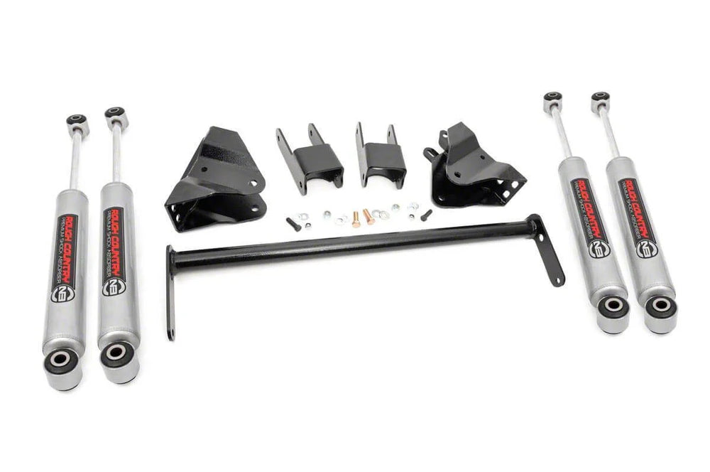 1x 23160 1x 1512 1x 1511 1x 23200 2 Inch Leveling Kit Hanger N3 Ford Super Duty 4WD (1999-2004)