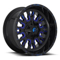 ***Discontinued***~(44 lbs. 23X23X13)~ STROKE 20x10 8x180.00 GLOSS BLACK BLUE TINTED CLEAR (-18 mm)