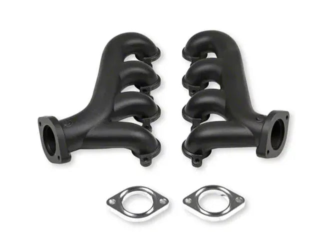 CAST LS EXHAUST MANIFOLDS, BLACK CE