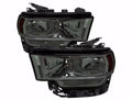 2500 3500 OE HALOGEN HEADLIGHTS WITH CHROME HOUSING SMOKED LENS AND AMBER REFLECTOR
