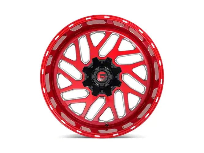~(43 lbs. 23X23X13)~ TRITON 20x10 6x135.00/6x139.70 CANDY RED MILLED (-19 mm)