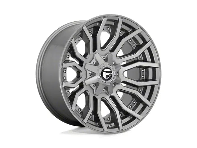 ~(47 lbs. 23X23X13)~ RAGE PLATINUM 20x10 8x180.00 BRUSHED GUN METAL TINTED CLEAR (13 mm)