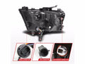 ANZO 19-24 RAM 1500 (New Body/OE Halogen) Full LED Proj Headlights DRL/SeqSig Black - Pass. Side