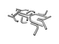 U-Fit Dual Exhaust Kit 16 Pc. Universal Dual Exhaust Tubing Kit 2.50-Inch Mandrel-Bent 409 Stainless Steel Tubing Flowmaster