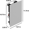 SPEAKERS,ARCHITECTURAL IN-WALL,PAIR