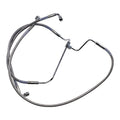 Goodridge 20-23 HD FLTRK (w/ABS) +4in Clear Brake Line Kit w/Black Fittings