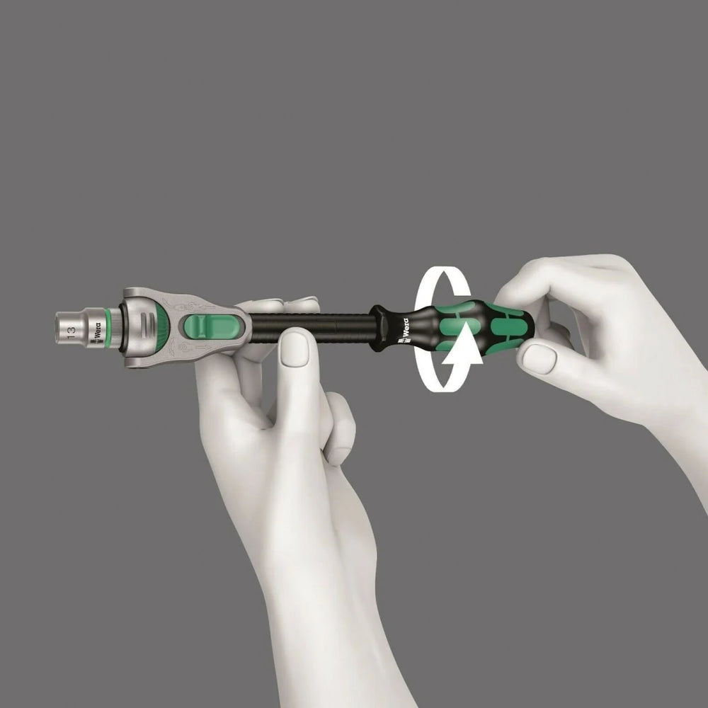 8100 SA/SC 2 ZYKLOP SPEED RATCHET SET 1/4IN DRIVE AND 1/2IN DRIVE METRIC 43 P