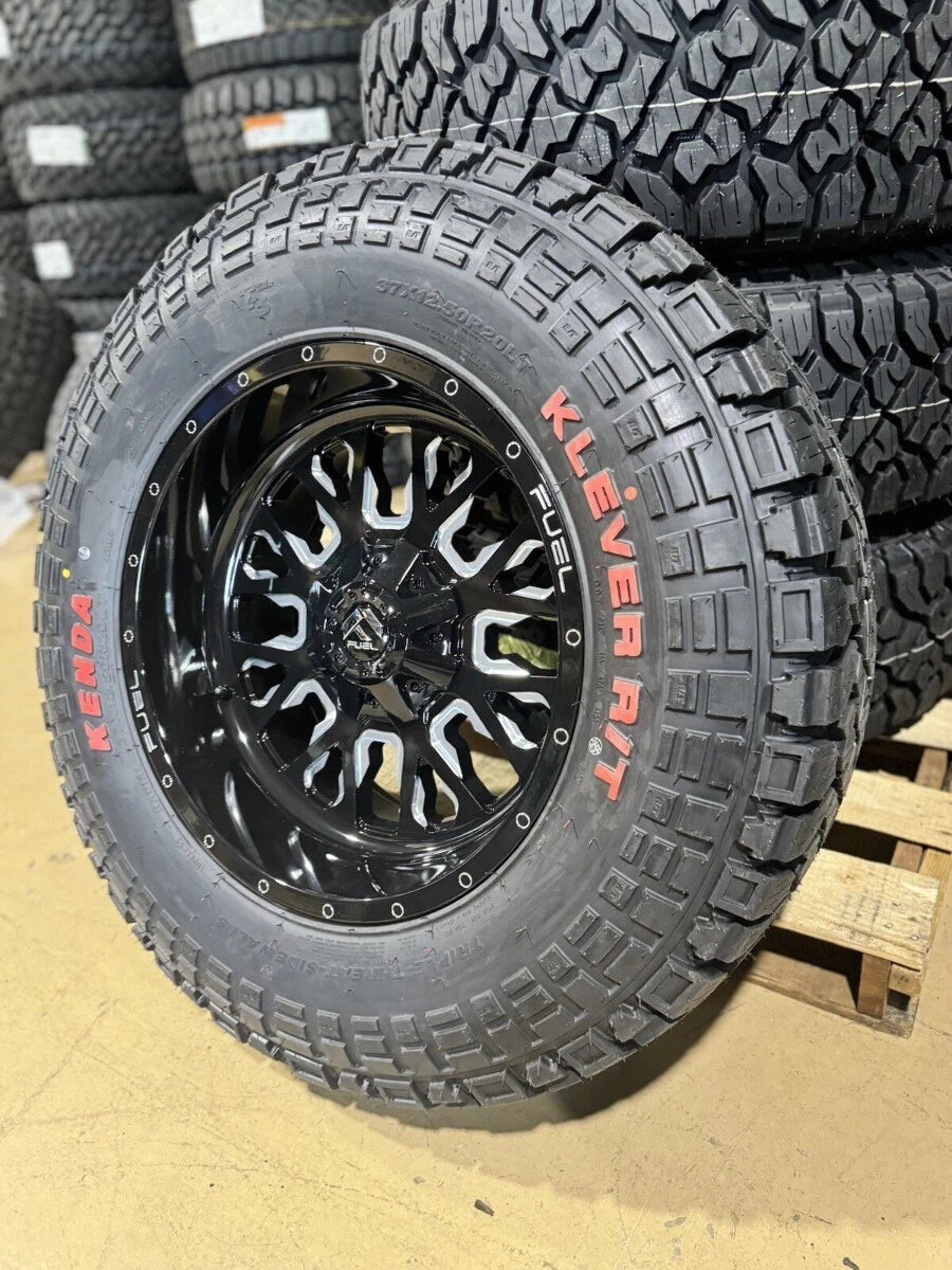 D611 20X10 5X4.5/5.0 GL-BLK-MIL -18