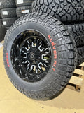 D611 20X10 5X4.5/5.0 GL-BLK-MIL -18