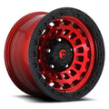 ~(42 lbs. 21X21X12)~ ZEPHYR 18x9 5x127.00 CANDY RED BLACK BEAD RING (1 mm)