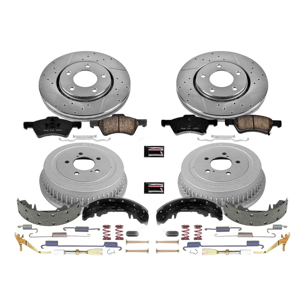 Power Stop 03-04 Dodge Caravan Front & Rear Z23 Evolution Sport Brake Kit