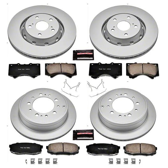Power Stop 16-18 Lexus LX570 Front & Rear Z17 Evolution Geomet Coated Brake Kit