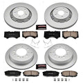 Power Stop 16-18 Lexus LX570 Front & Rear Z17 Evolution Geomet Coated Brake Kit