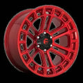 D719 20X10 6X5.5 GL-RED-MACH -18MM