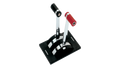TWO STRAIGHT THRL LEVER CHROME