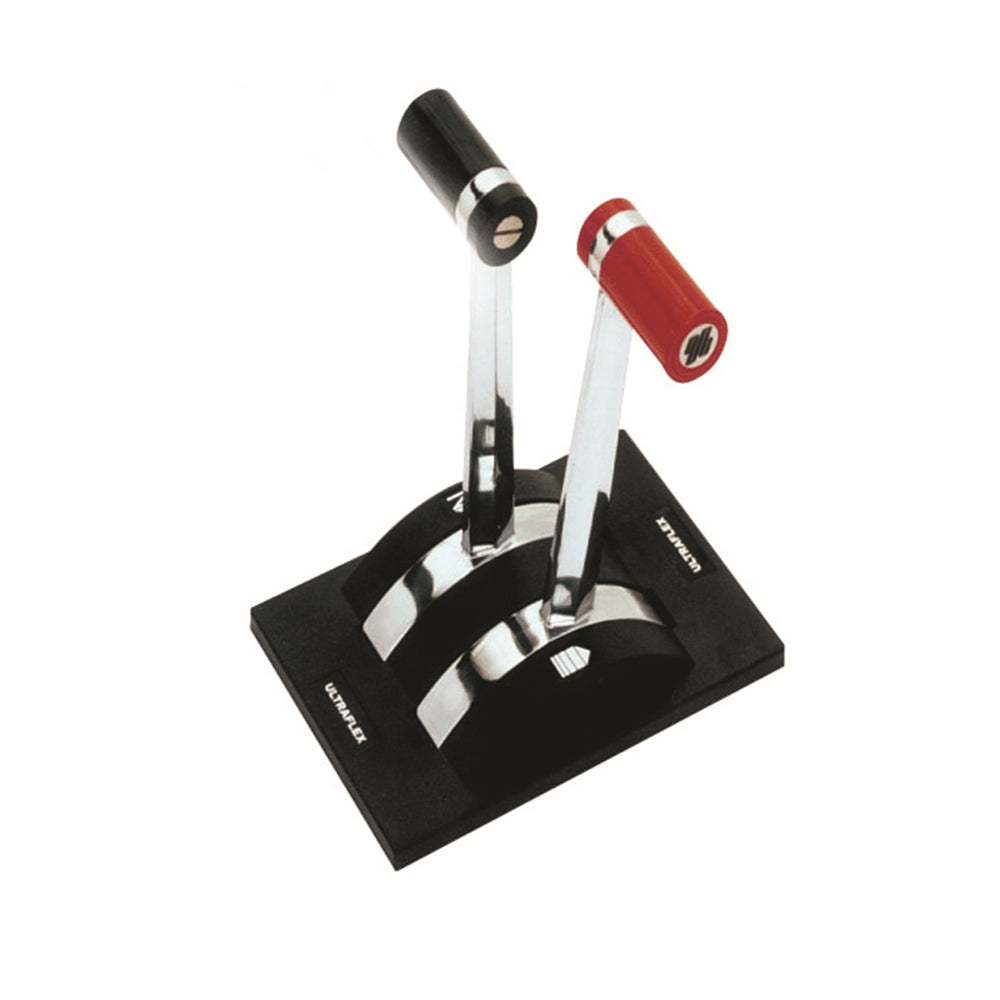 TWO STRAIGHT THRL LEVER CHROME