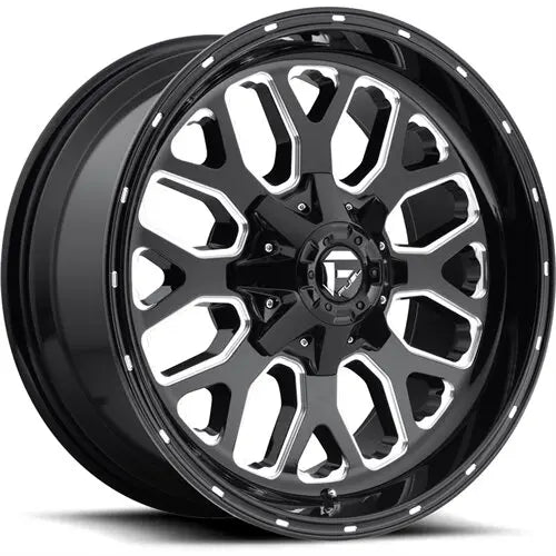 D588 20X10 8X6.5 GL-BLK-MIL -18MM
