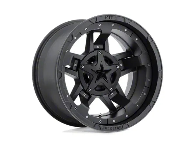XD827 RS3 20X9 5X5.0/135 MATTE BLACK WITH BLACK ACCENTS 12 O/S 4.53 BP