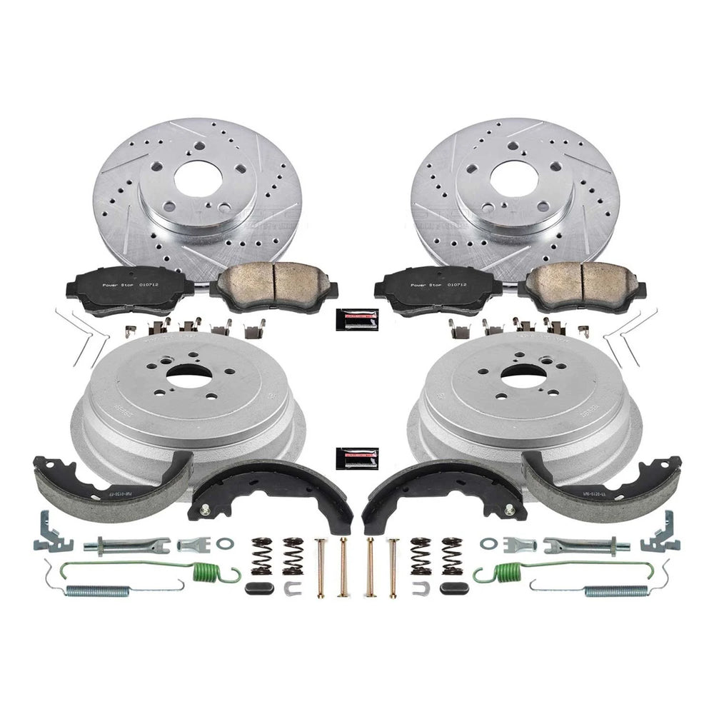 Power Stop 98-03 Toyota Sienna Front & Rear Z23 Evolution Sport Brake Kit