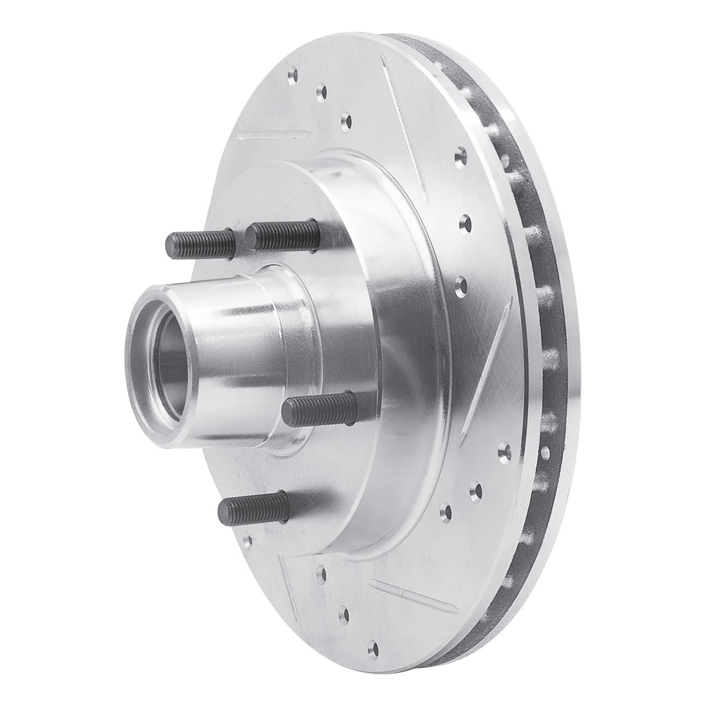 R1 Concepts Brake Rotor- Slotted - Silver Fits Ford E-150
