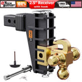 STEEL WEIGH SAFE 6IN DROP 2.5IN SHANK WITH TOWBALLS AND PINTLE INCLUDES WS05 HIT