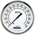CLASSIC WHITE 5IN SPEEDO 140 MPH