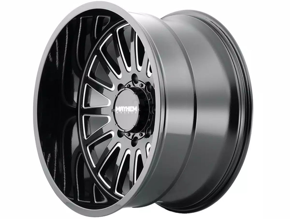 MAYHEM UTOPIA 8114 GLOSS BLACK MILLED 22X12 6-139.7 -44MM 106MM