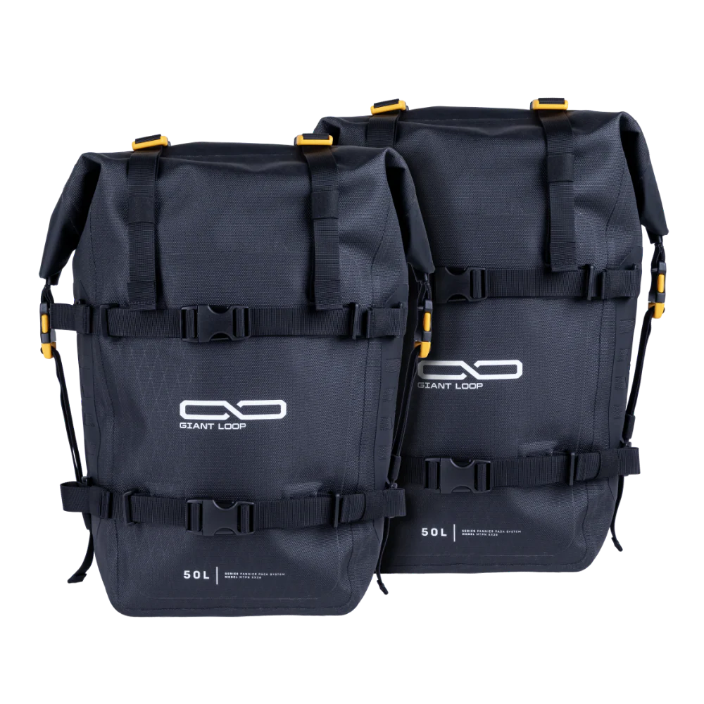Giant Loop MotoTrekk Panniers 50L - Gray/Black