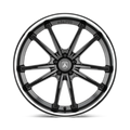 AB23 20X9 5X112 G-BLK CHR LIP 25MM