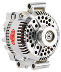 ALT FORD 3G CHROME 200A 8 GRV PULLEY LARGE FRAME TRANS MTG